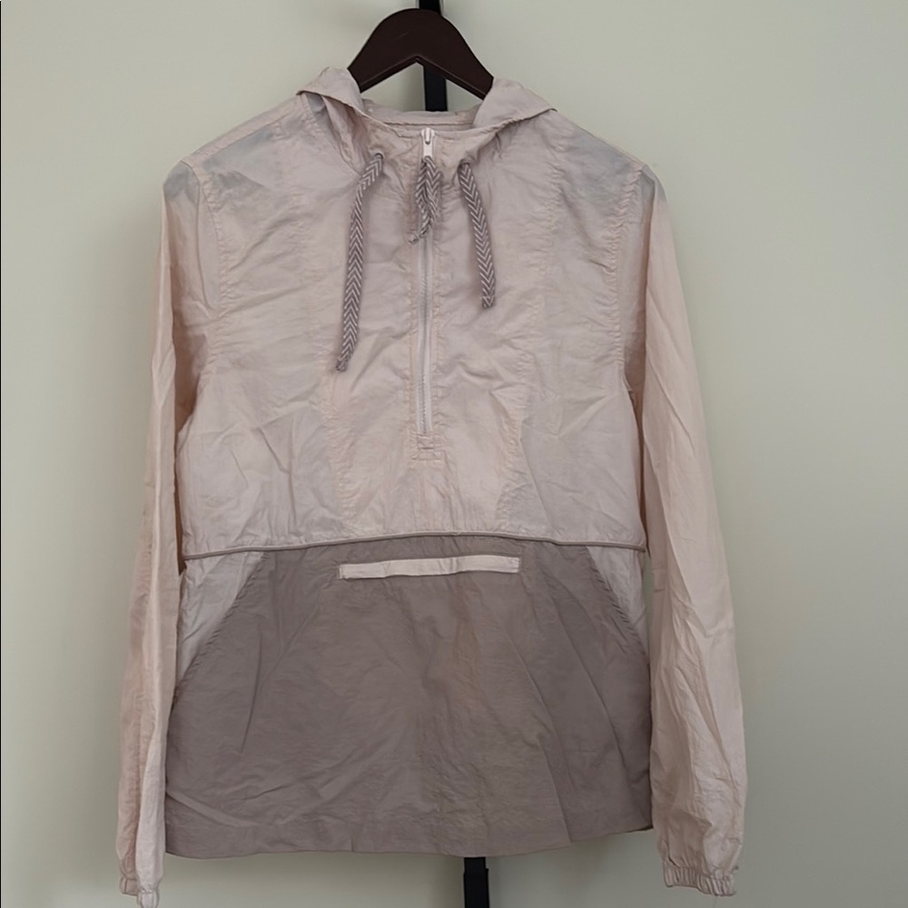 Thread & Supply Pink and Mauve Utility Jacket with Hood